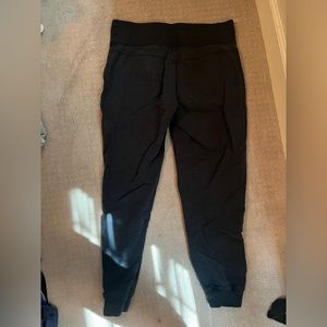 Lululemon joggers, size 8,could fit a 6, navy blue but look almost charcoal gray